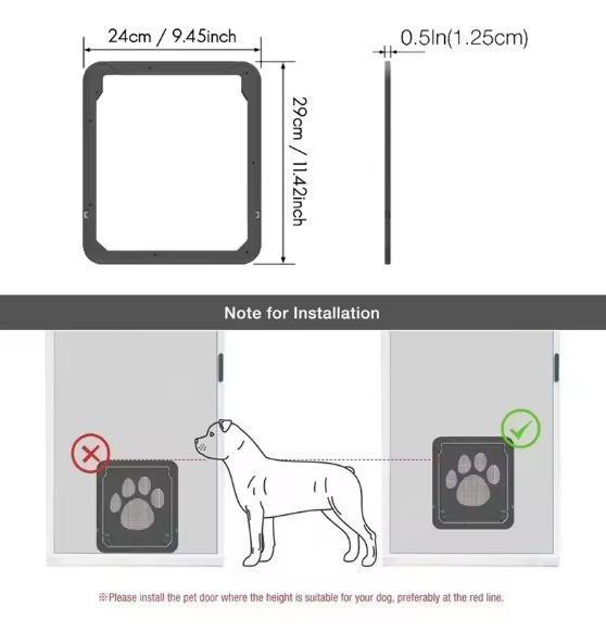 Magnetic Pet Door Lock